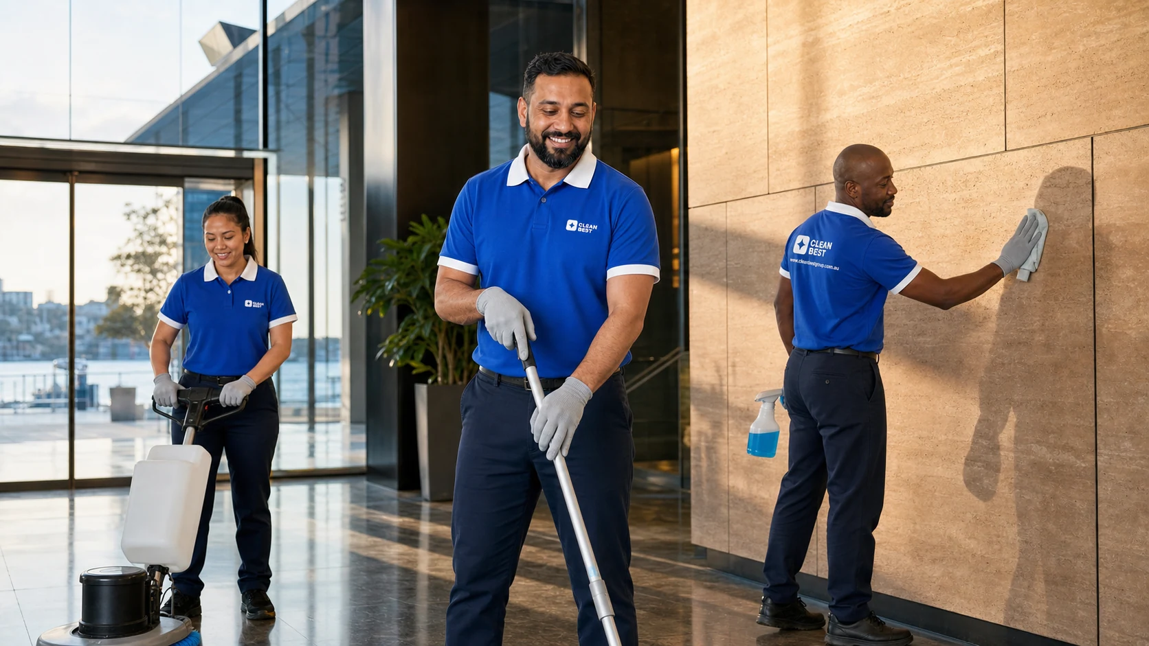 Clean Best commercial cleaning service in a Sydney workplace